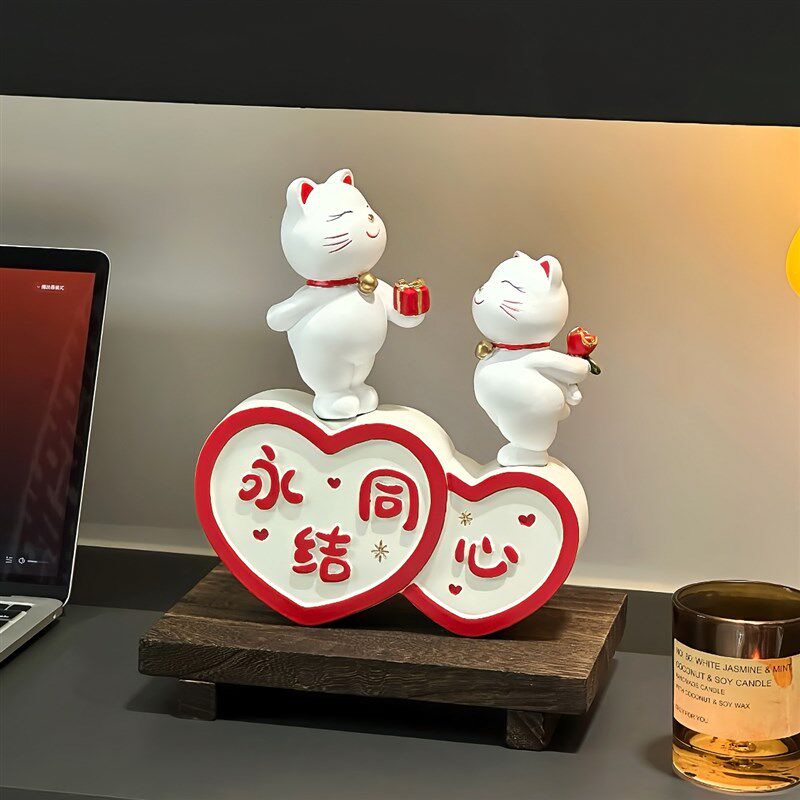 永结同心摆件新婚结婚礼物礼品送新娘新郎新人闺蜜朋友的实用