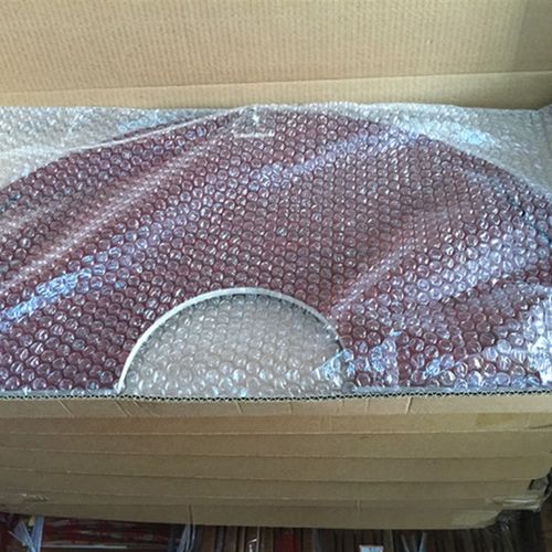 空白折扇扇面实木画板 手绘创作字画用固定板仿红木夹板工具扇规