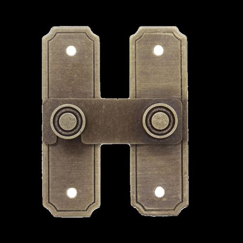 中式木门锁扣仿古纯铜搭扣柜门推拉门花园门扣锁老式全铜插销挂锁