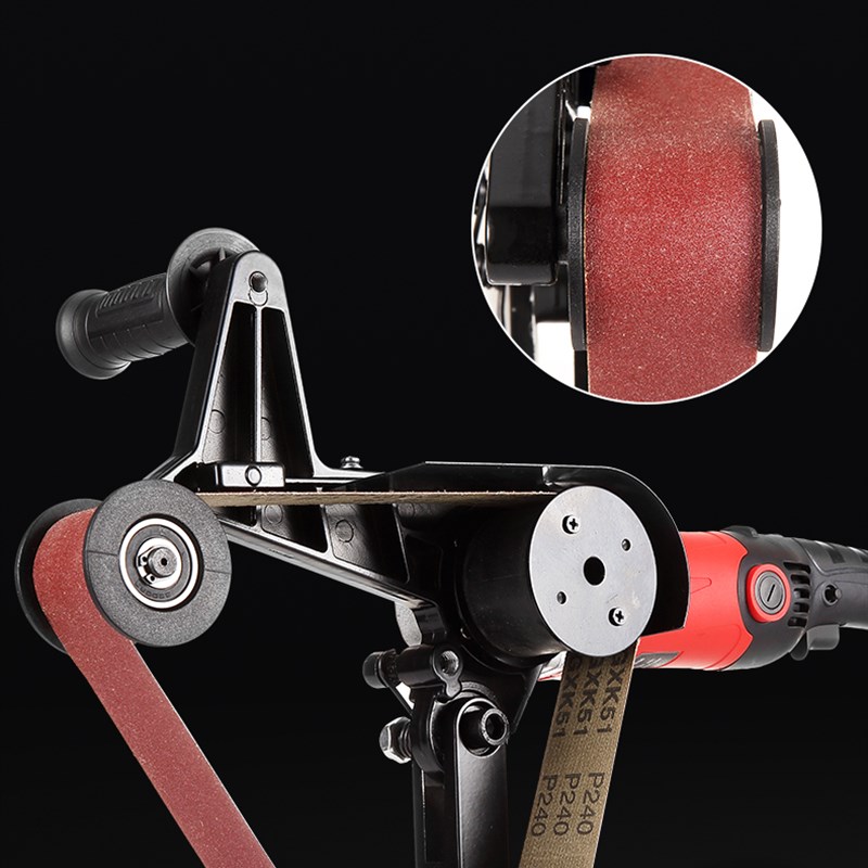 不锈钢圆管打磨机拉丝抛光机电动砂带机全自动家用磨刀专用手提式