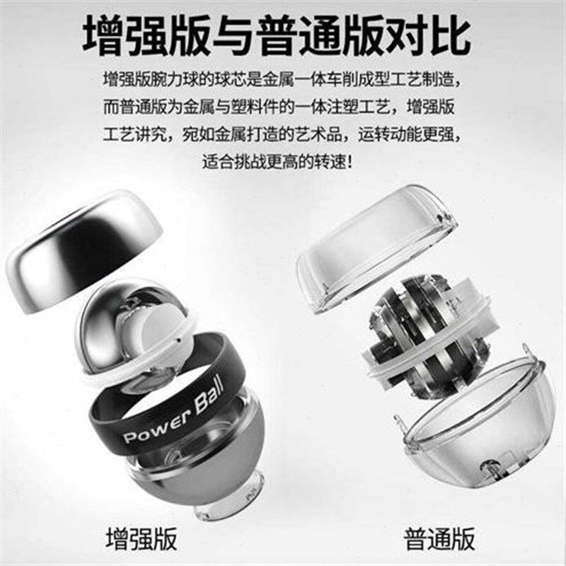 腕力球500公斤男式专业静音训练手腕锻炼离心碗力球握力.器 大重