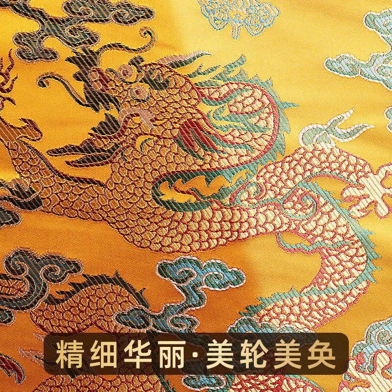 五福龙纹藏式风哈达蒙古族舞蹈婚礼饰品礼仪用品八吉祥刺绣围巾