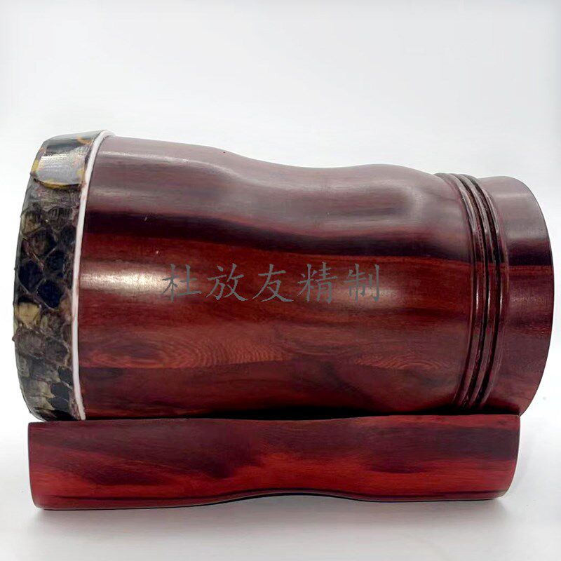 精品紫檀木椭圆形二胡琴筒 乐器配件 老琴师手工打造