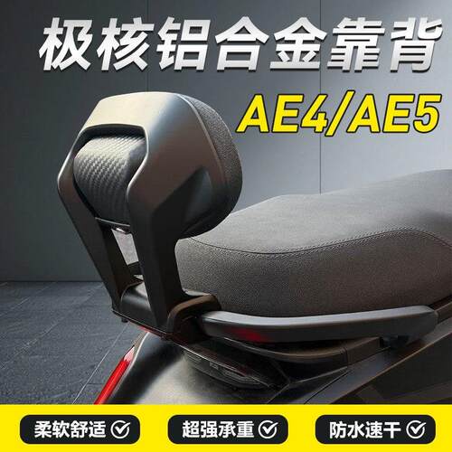 极核电动车后靠背AE4/AE4se/AE4max/AE5NiPro靠垫腰靠配件改装件