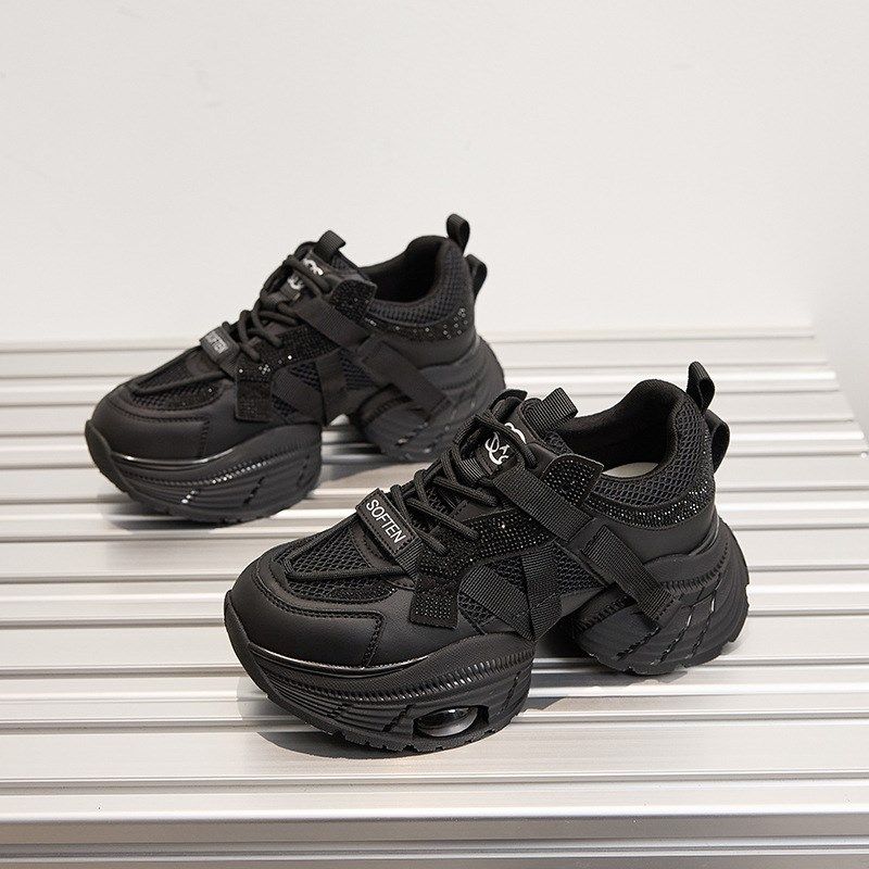 32码33号小码女鞋34码7cm网面透气显脚小老爹鞋女夏小个子增高鞋,女鞋,时尚休闲鞋,淘宝优惠券,粉丝福利购,淘宝优惠卷