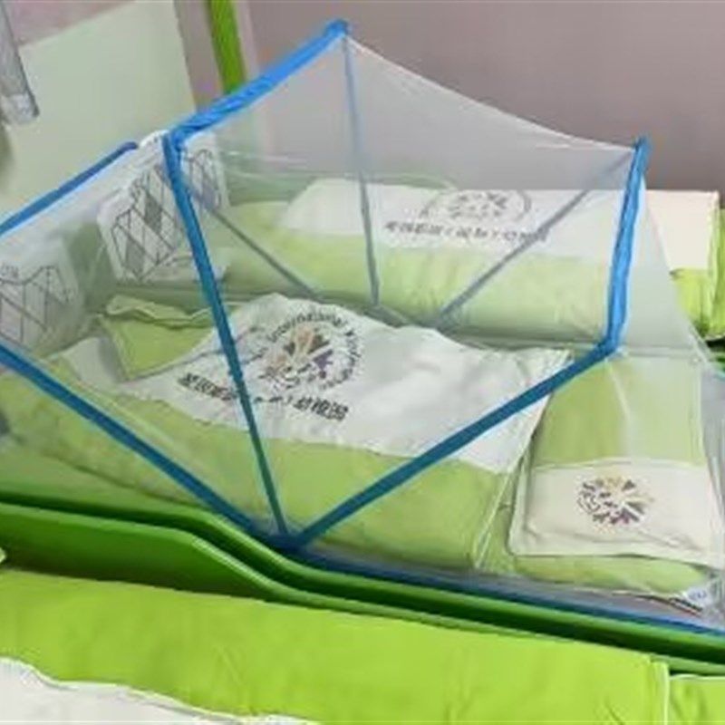 幼儿园专用蚊帐儿童床宝宝午睡小帐篷蒙古包Q全底防摔加厚加密