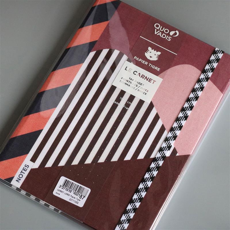 法国 papier tigrse 纸老虎A5帆布笔记本记事本本子手帐本旅行日