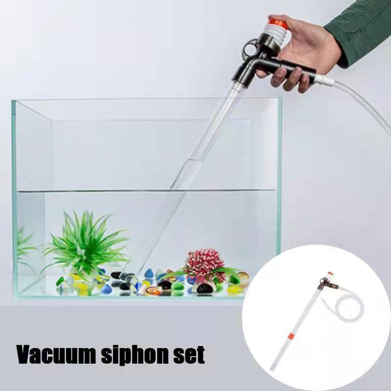 鱼缸迷你换水器手动吸便器洗沙器吸粪器吸污抽水器虹吸管鱼缸清理
