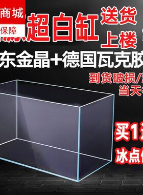 金晶超白玻璃鱼缸定制长方形大型小型裸缸客厅造景60cm80草缸龟缸