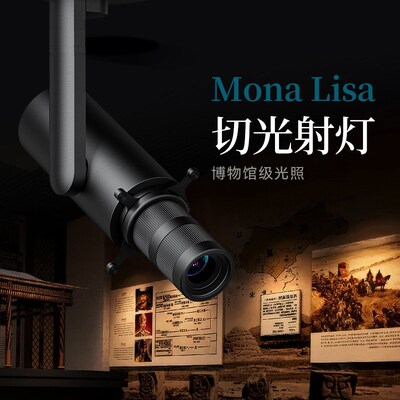 切光灯聚光射灯博物馆画廊美术馆字画灯展览艺术品截光灯可调光