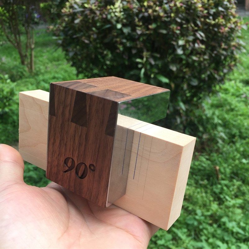 木工工具木工角尺直角尺磁性直角规直角划线器梳子榫利器好用