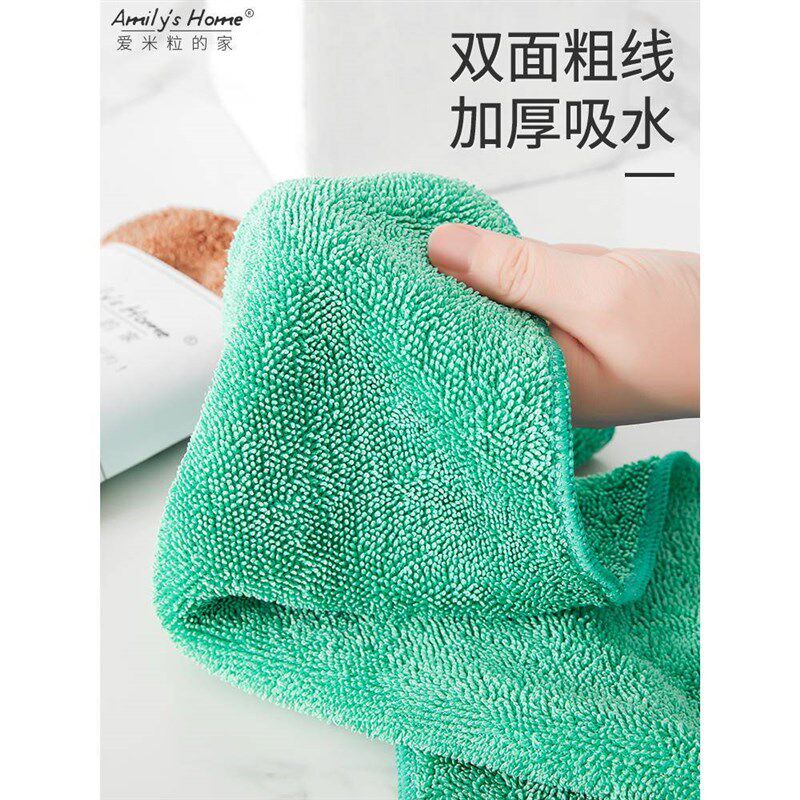 擦地抹布无水印擦地板巾吸水夹布平板拖把布拖地毛巾拖布替换