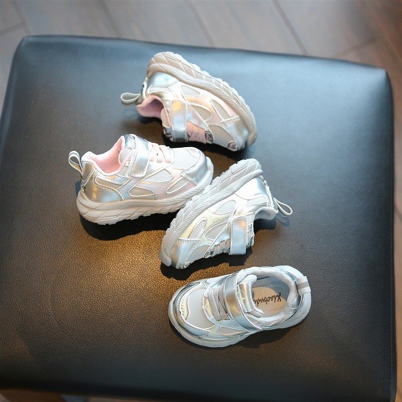 机能鞋婴儿学步鞋女宝鞋子小童时尚老爹鞋1-2一3岁男宝休闲运动鞋