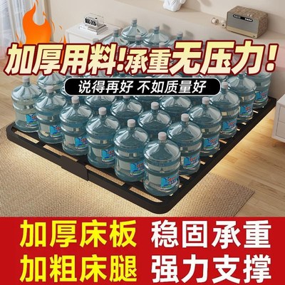 铁艺悬浮床架无床头家用卧室排骨架现代简约双人床悬空钢架榻榻米