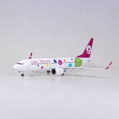 波音737-80j0九元航空带轮灯静态人工民航客机模型飞机模型
