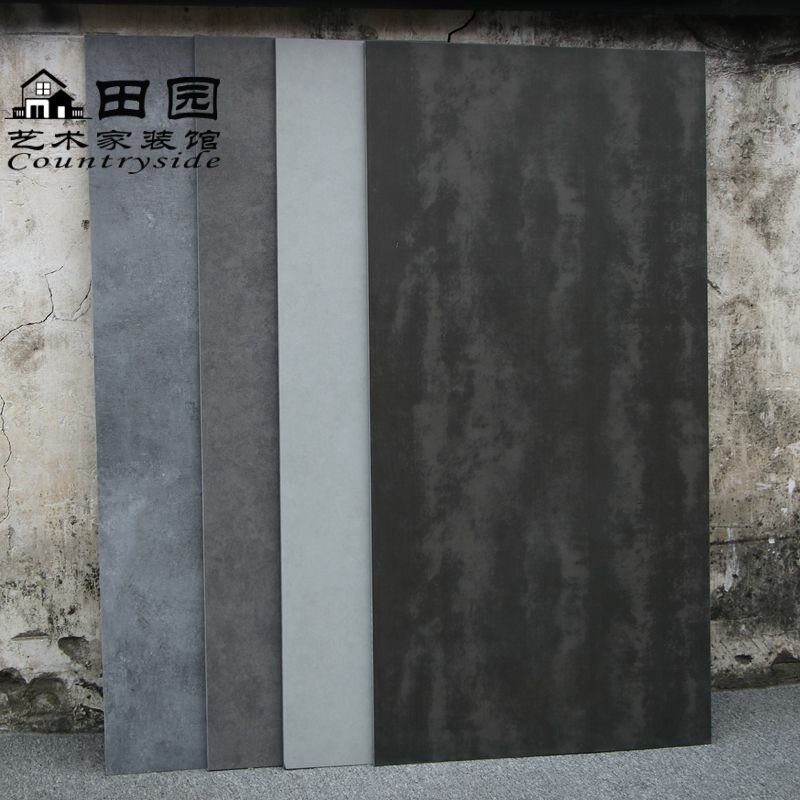 灰色哑光瓷砖600X1200大理石客厅餐厅防滑地砖超市工程水泥仿古砖