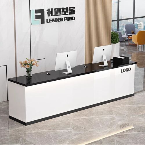 吧台收银台房产中介前台桌图文店物业旅行社可定制公司前台接待台