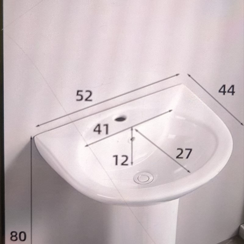 立柱式洗脸盆小户型卫生间一体陶瓷F迷你落地式洗手盆家用洗漱台
