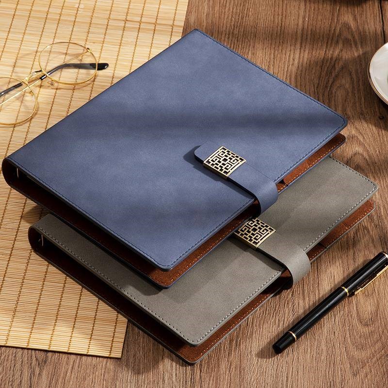 笔记本子定制可印logoA5商务活页本B5可拆卸大本记事本订做本子