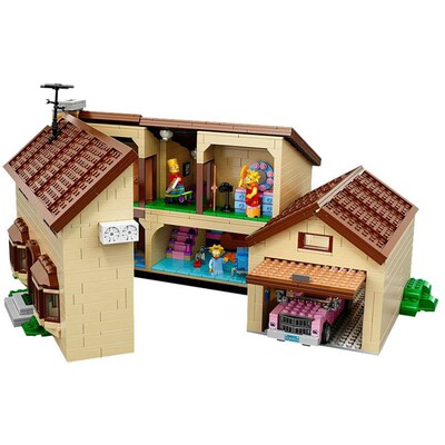 辛普森一家大房子71006儿童益智拼装中国积木大型玩具礼物16005