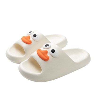 PVC踩屎感网红鸭嘴拖鞋外穿软底耐磨夏季室内洗浴防滑沙滩凉拖女