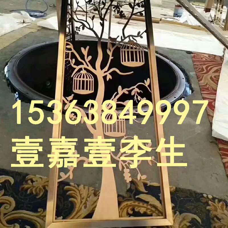 欧式时尚实木h屏风入户玄关客厅隔断卧室遮挡家用现代简约小户型