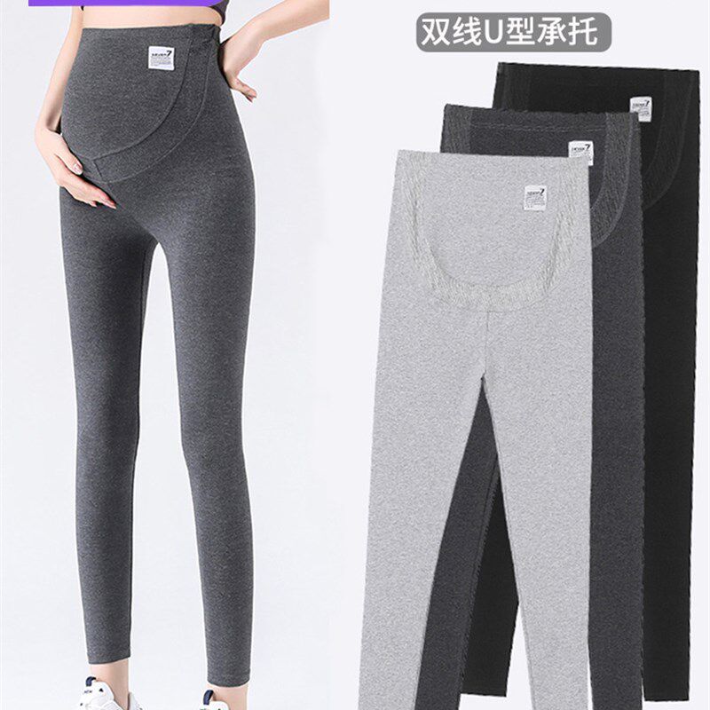 孕妇打底裤春秋冬2025年新x款孕期不勒肚子可调节托腹小个子外穿