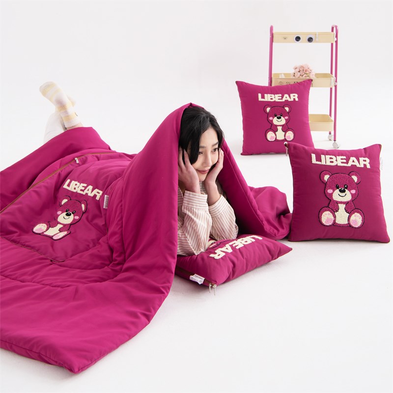 抱枕被子两用加厚办公室折叠午睡枕头车载空调毯子二合一汽车靠枕