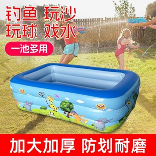 充气游泳池儿童家用室内加厚戏水池宝宝小孩大人户外大型充气水池