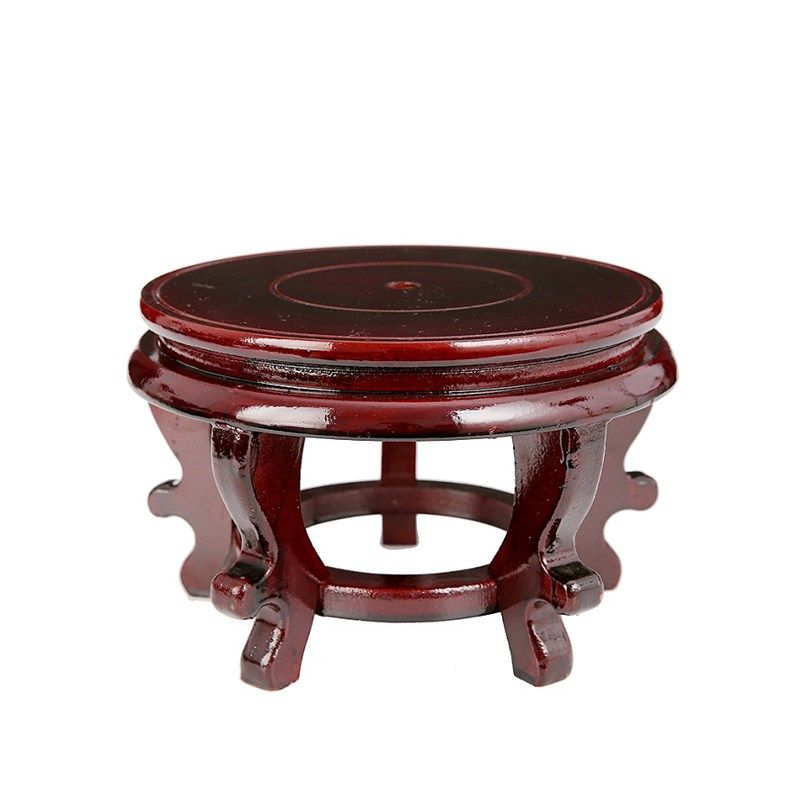 实木圆形底座花瓶酒坛花盆鱼缸高脚花架实木铜器工艺品摆饰底托架,鲜花速递/花卉仿真/绿植园艺,花架,淘宝优惠券,粉丝福利购,淘宝优惠卷