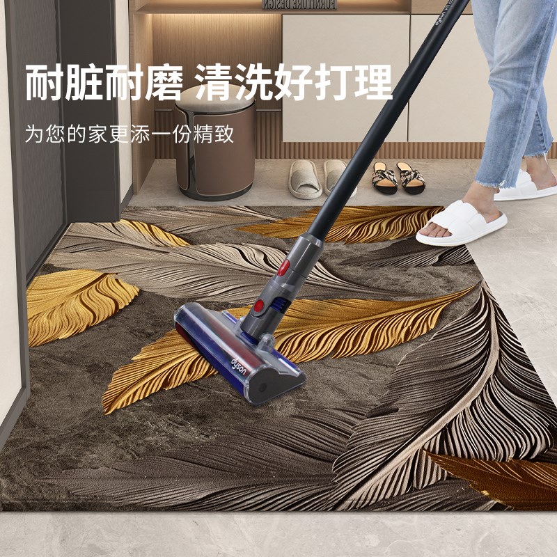 高端入户门地垫可定制裁剪门垫轻奢现代进门玄关脚垫门口地毯家用