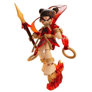 布鲁可积木人英雄无限法相哪吒手办拼装模型玩具男孩摆件周边礼物