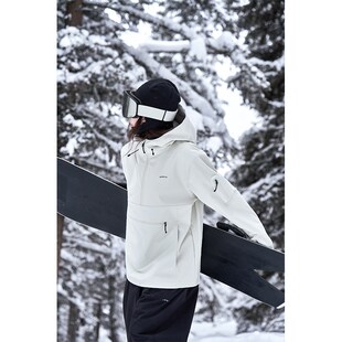 awka滑雪服女款卫衣单板冬季3L防风防水男士外套上衣专业雪地好看