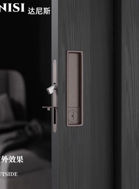 “销量300+”AGB房间卧室移门锁推拉门口袋门幽灵门锁暗藏拉手
