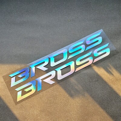 适用于BROSS公路自行车改色美化防水贴纸
