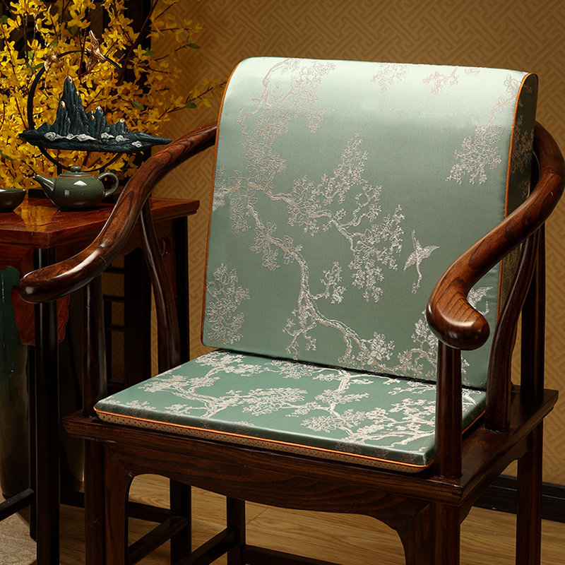 新款中式靠背办公室椅子护腰靠垫茶餐桌椅子腰垫枕座椅靠背抱枕背