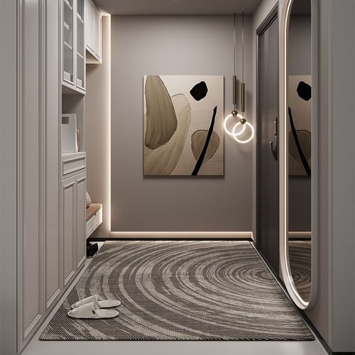 现代室内玄关入户门地垫耐脏除尘客厅地毯定制防滑大门口进门门毯