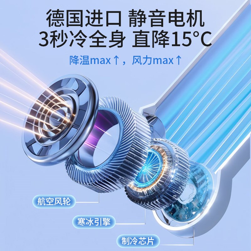 夏季通风汽车坐垫制冷座椅垫夏天冷风凉垫透气散热货车靠背带风扇