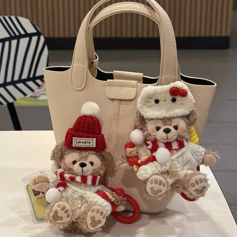 新年款糖葫芦玫玫挂件圣诞礼物女生高颜值毛绒小挂件公仔书包挂饰