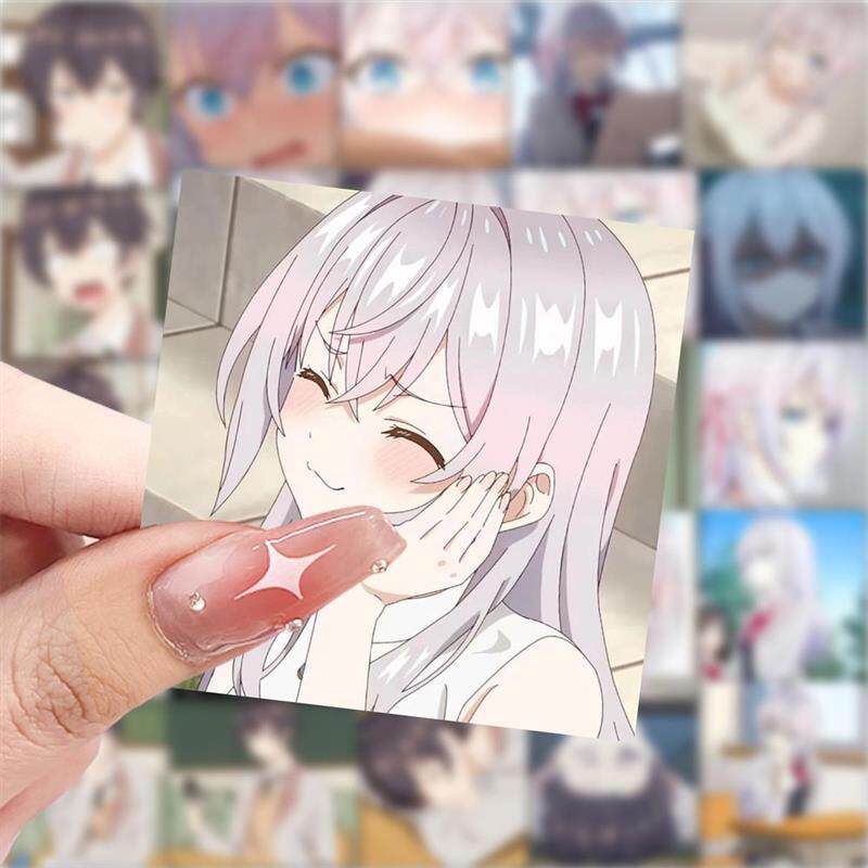 118张不时轻声地以俄语遮羞的邻座艾莉同学贴纸周边diy装饰贴画