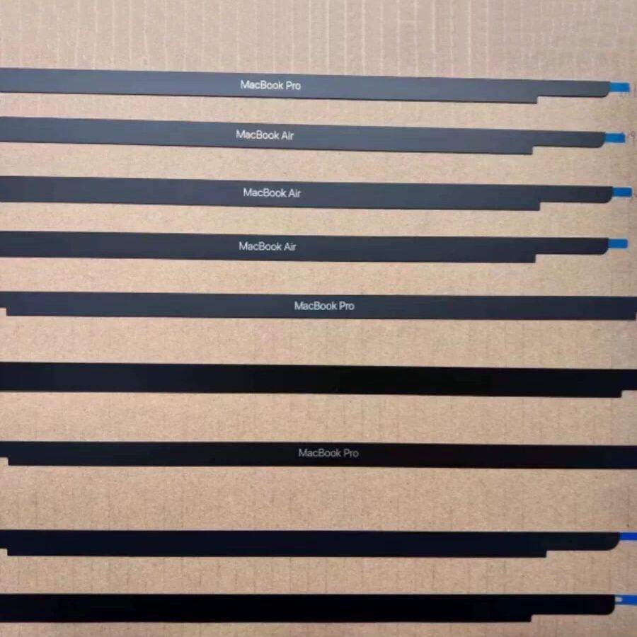 笔记本屏幕边框胶条苹果电脑macbook13寸air 15pro保护贴玻璃logo