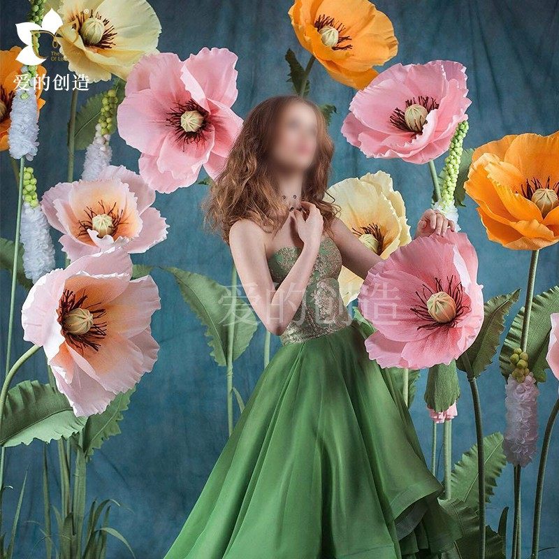 婚庆橱窗装饰道具婚礼布置现场舞台影楼背景墙路引立体手工纸艺花,节庆用品/礼品,婚庆绢花,淘宝优惠券,粉丝福利购,淘宝优惠卷