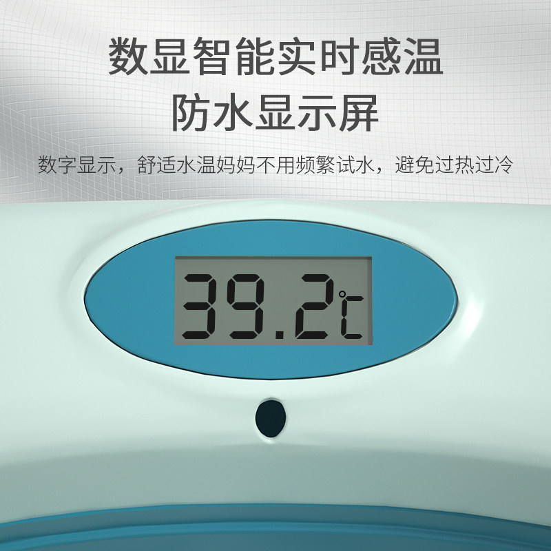 婴儿洗澡盆宝宝抗菌浴盆可折叠婴幼儿坐托躺大号浴桶新生儿童用品