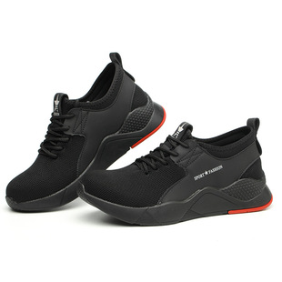 劳保鞋男土四季款超轻便轮胎底软底劳防工作鞋防钉鞋子工地老包鞋