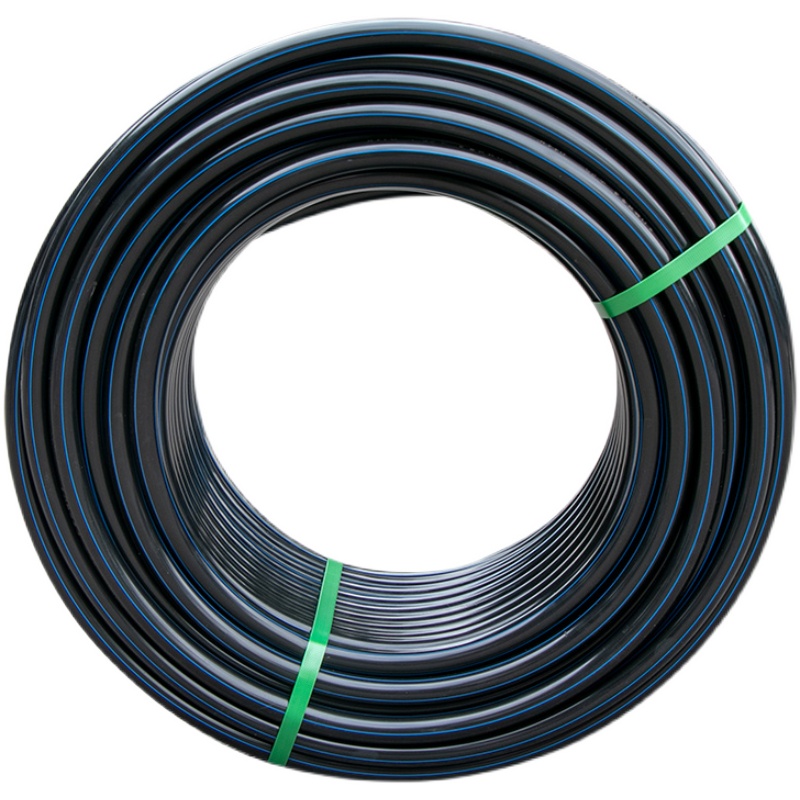 pe水管自来水管20热熔硬管四4分六6分1寸2饮用给水黑塑料水管子25