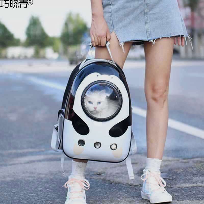 猫包外出便携透气太空舱大容量宠物双肩背包猫书包装狗袋猫咪用巧