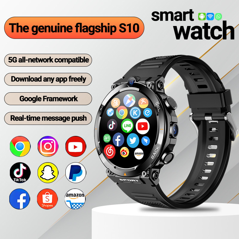 国际版智能手表支持Google海外软件可插卡蓝牙WiFi英文繁体多语言