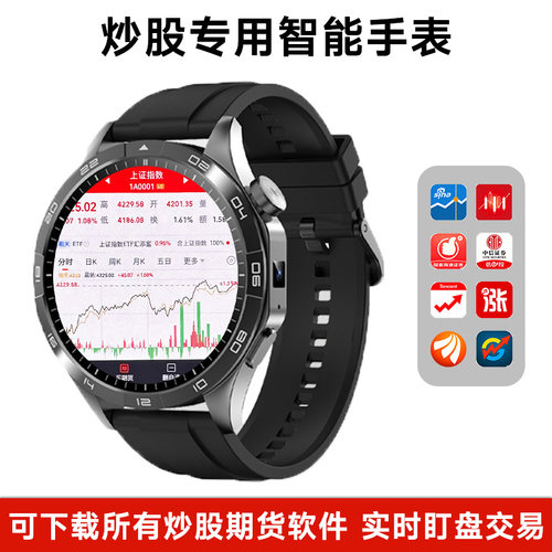 智能手表多功能高清视频通话蓝牙APP任意下载炒股可用同花顺东方财富