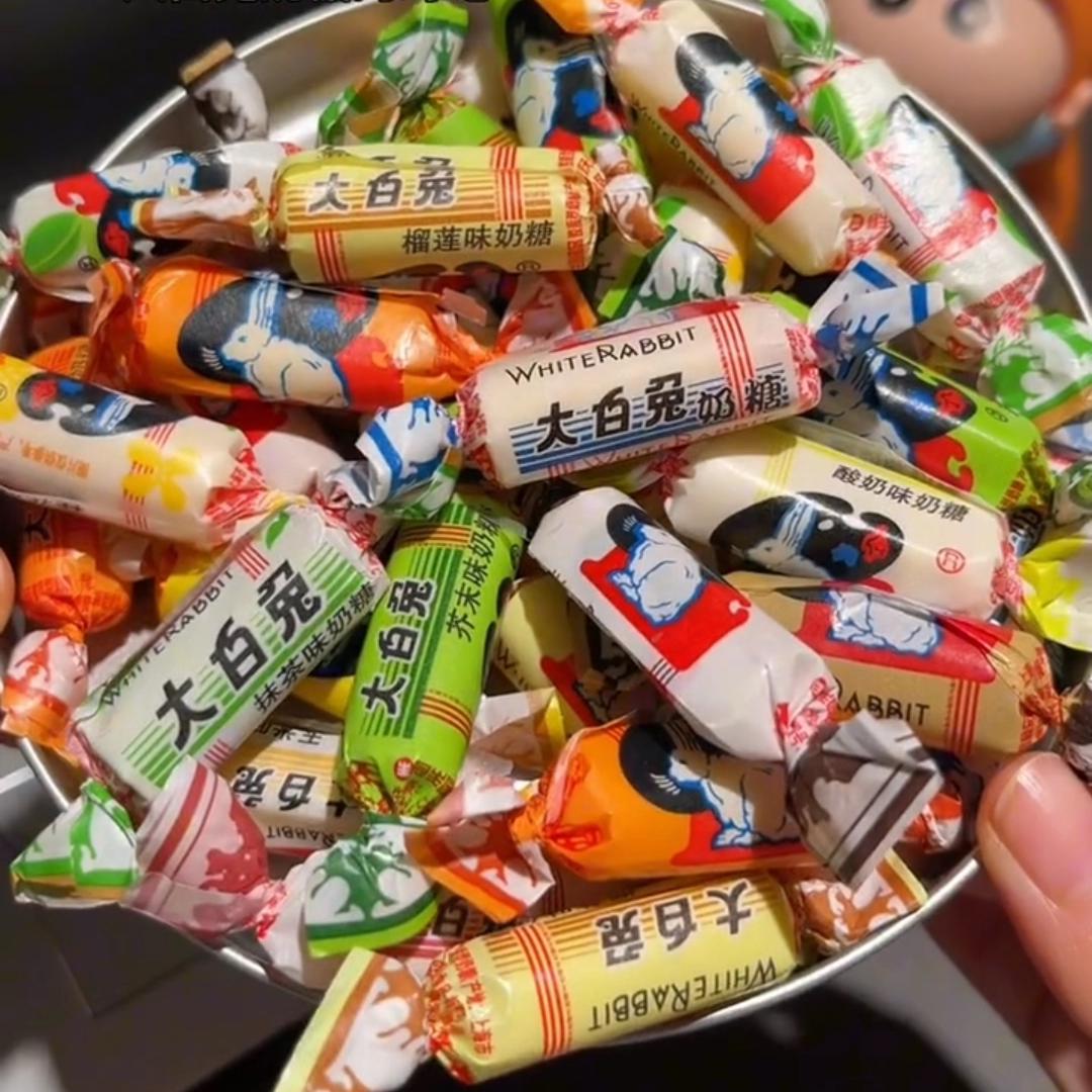 老上海原味大白兔奶糖500g散装喜糖儿童节糖果礼盒小零食软糖儿童