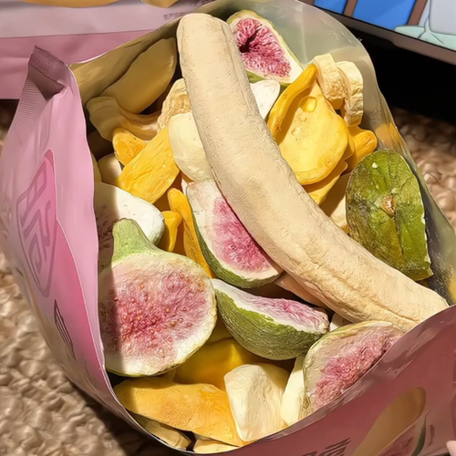牧果人6种鲜果脆冻干零食170g